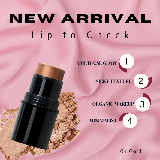 New! Lip to Cheek 04 Gold 6.1g