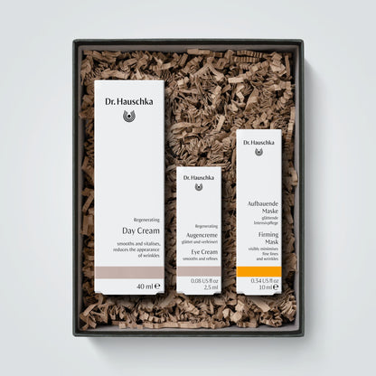 Dr. Hauschka Bloom Gift Set with Regenerating Day Cream Eye Cream and Firming Mask