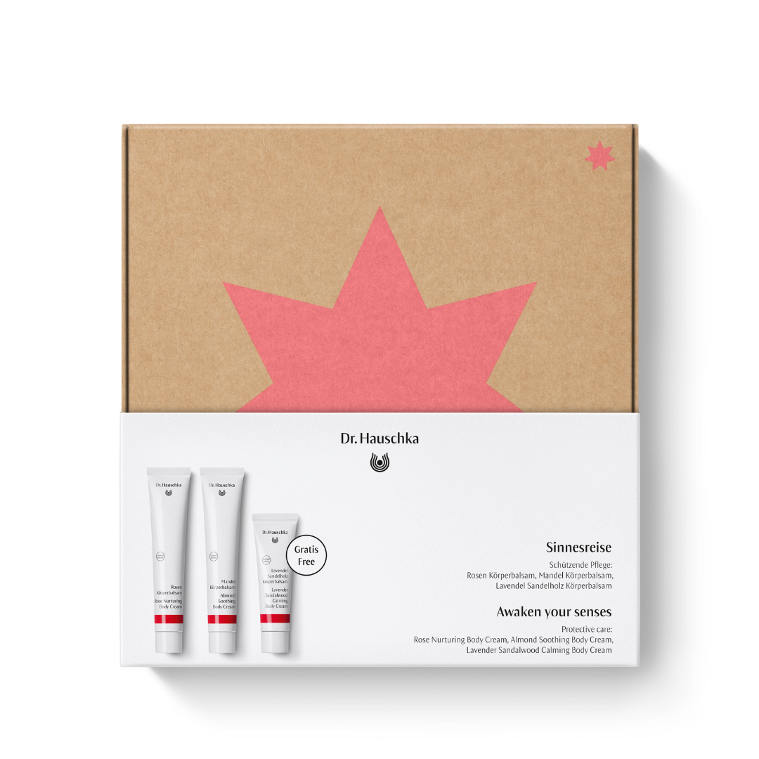 Dr. Hauschka Awaken Your Senses Gift Set // Hydrating Body Cream, Revitalise Skin, Cream for Enhancement, Balancing Rose Body Care, Organic Rose Body Butter, Soothing Rose Moisturizer, Hydrating Rose Body Lotion, Nourishing Floral Body Cream