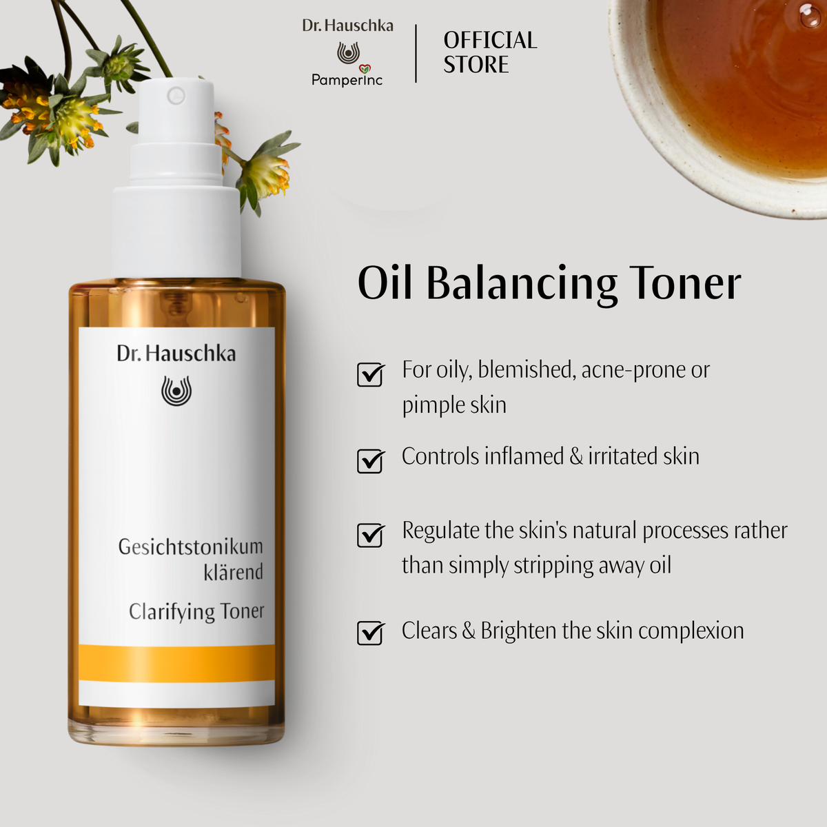 Natural toner for combination skin Singapore