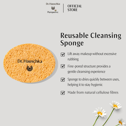 Natural fibre cosmetic cleansing sponge