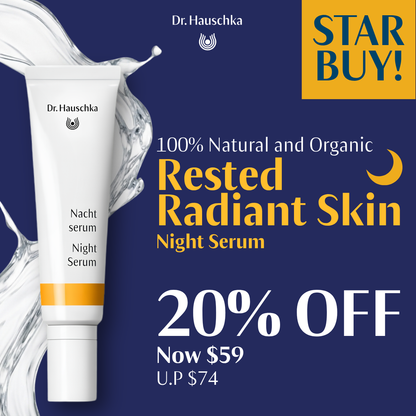 Rested-Radiant Skin – Night Serum Promotion