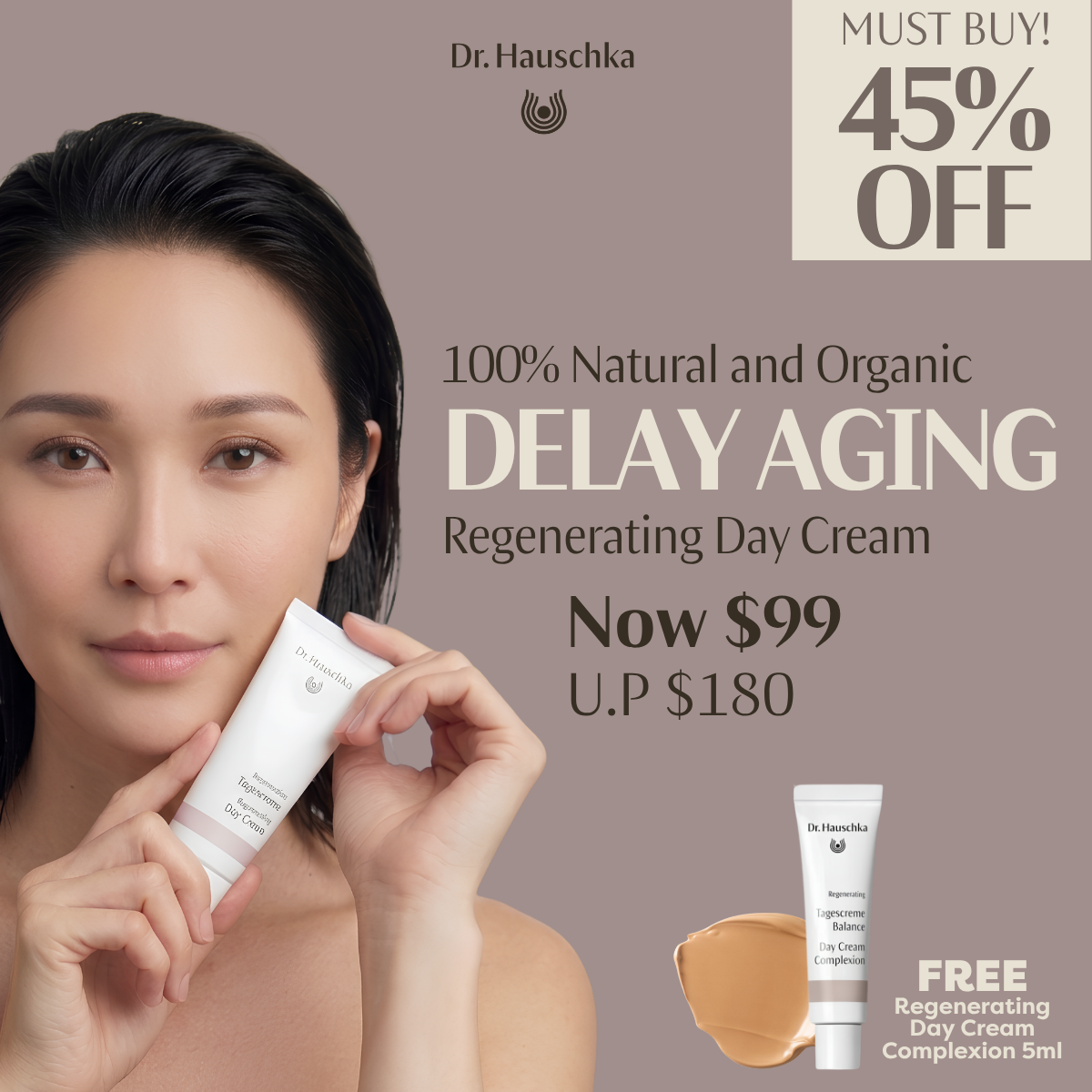 Delay Aging - Regenerating Day Cream + FREE Regenerating Day Cream Complexion